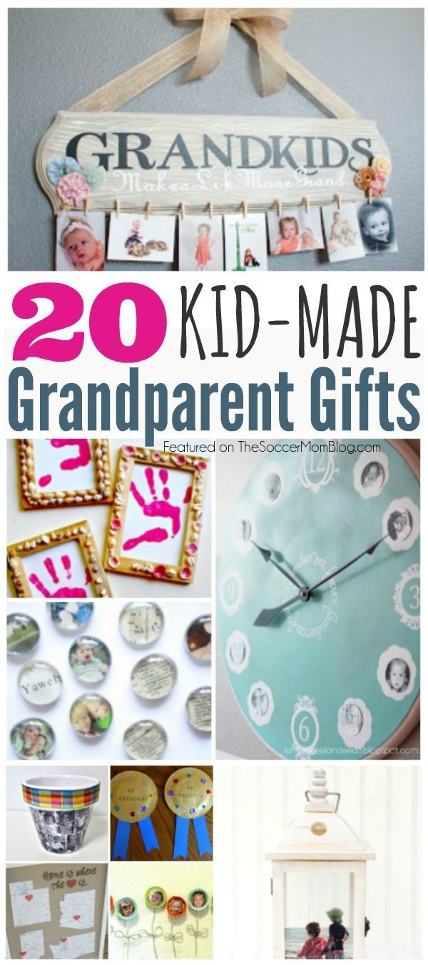 Grandmother Gift Ideas
 20 Kid Made Grandparent Gifts They ll Treasure Forever
