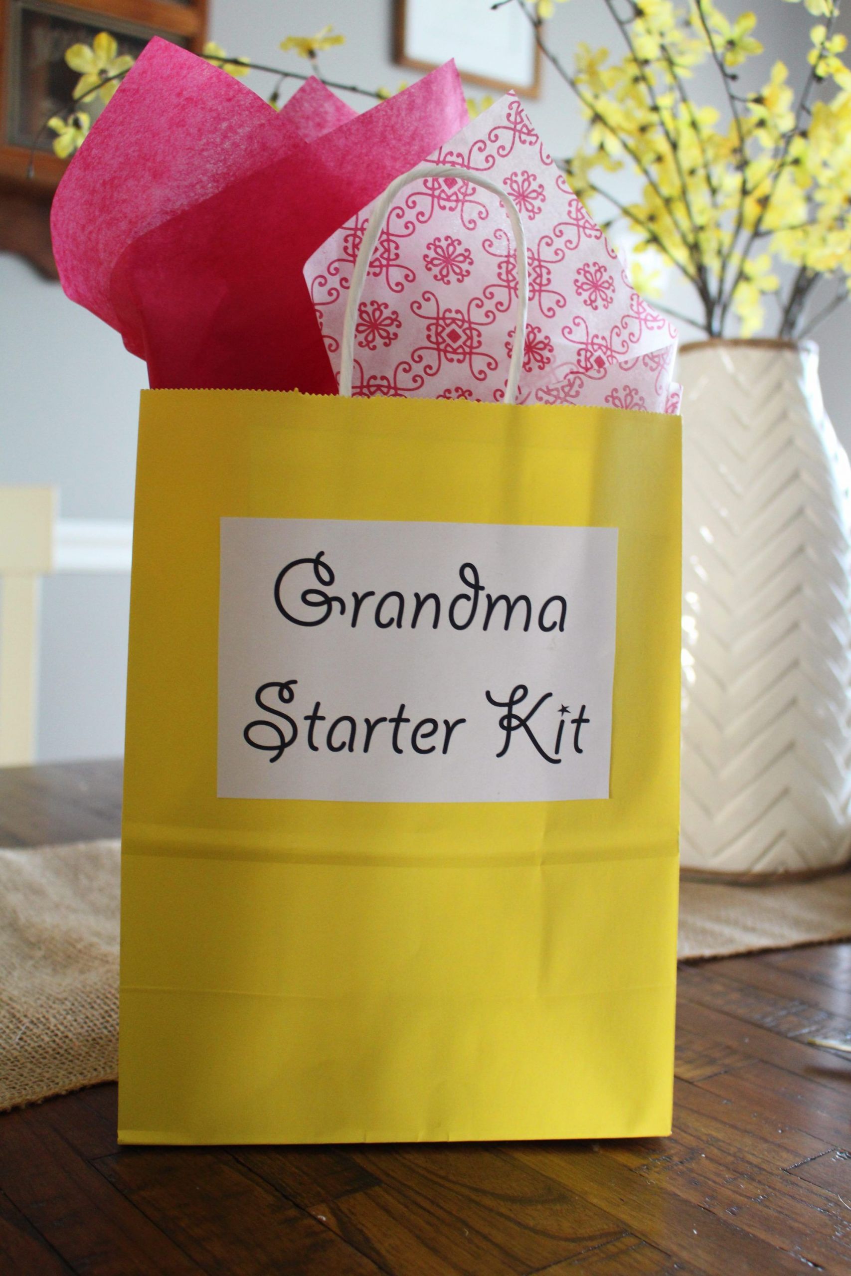 Grandmother Shower Gift Ideas
 Grandma Starter Kits