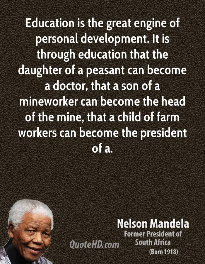 Great Education Quote
 Nelson Mandela Quotes