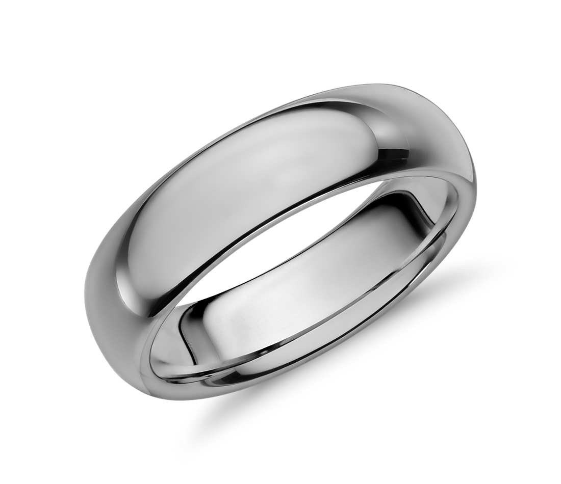 Grey Tungsten Wedding Bands
 fort Fit Wedding Ring in Classic Gray Tungsten Carbide