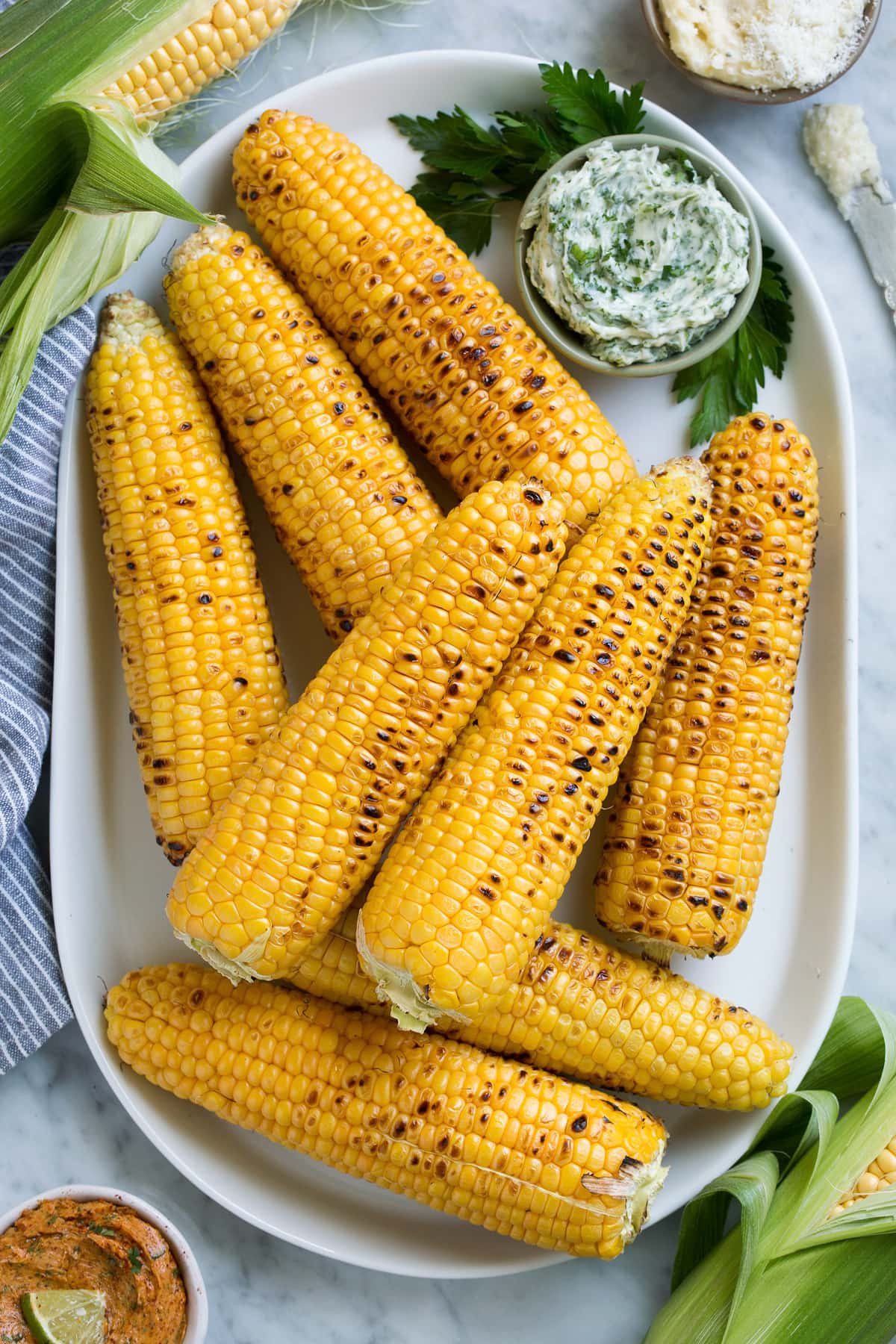 Grill Corn On Cob
 Grilled Corn on the Cob 3 Flavored Butters Cooking