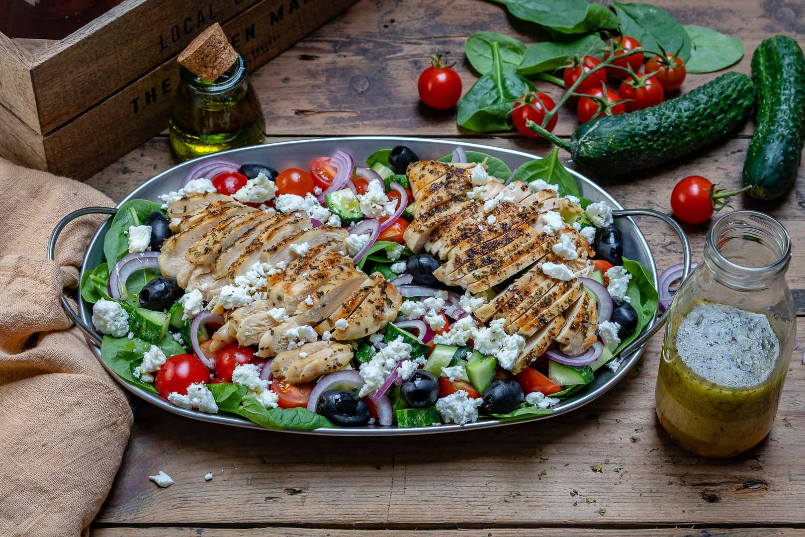 Grilled Chicken Salad Recipe
 Healthy Grilled Chicken Salad Recipe Greek Style