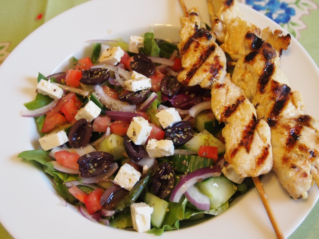 Grilled Chicken Salad Recipe
 Greek Salad Recipe with Grilled Lemon Chicken culicurious