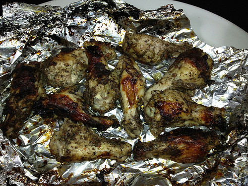 Grilled Jerk Chicken Wings
 Grilled Jerk Chicken Wings in Foil Packets