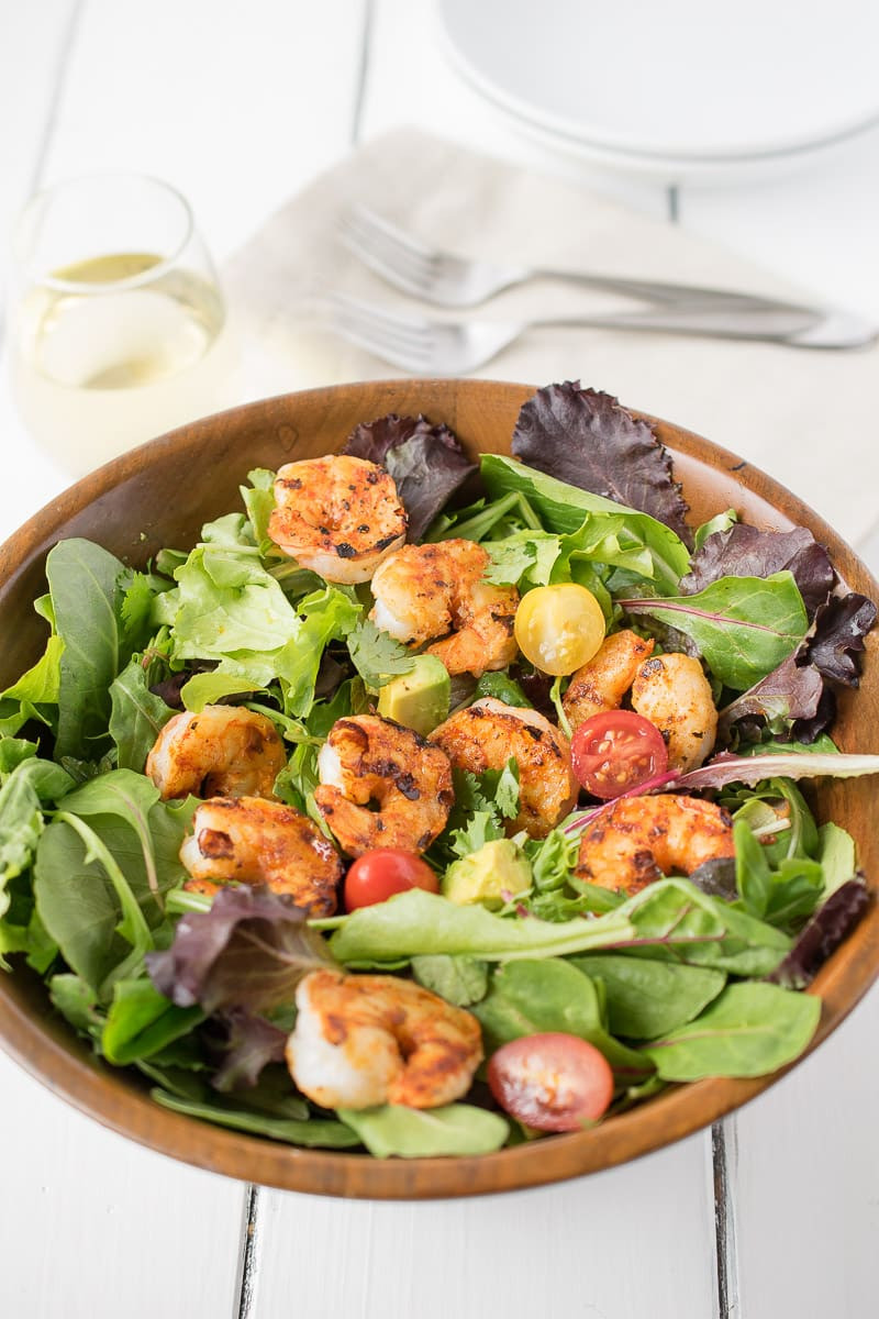 Grilled Shrimp Salad
 40 Light & Healthy Grill Recipes