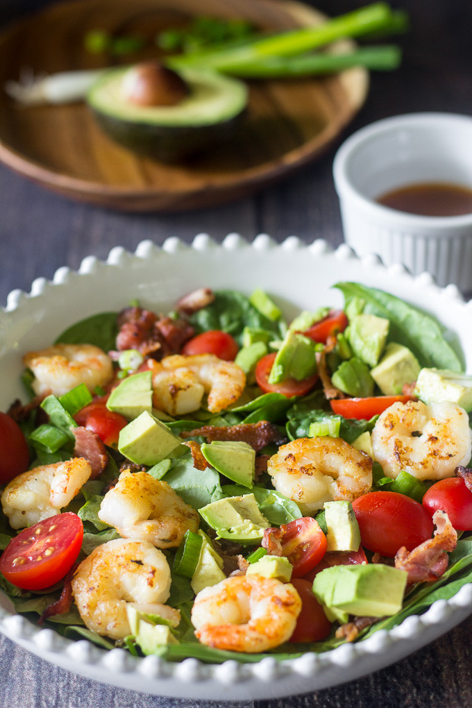 Grilled Shrimp Salad
 Grilled Shrimp Salad with Smoky Dill Paleo & Whole30