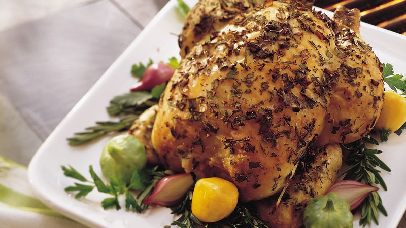 Grilled Whole Chicken Recipes
 Grilled Whole Chicken with Herbs recipe from Betty Crocker