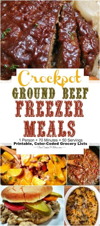 Ground Beef In Freezer
 Ground Beef Crock Pot Recipes Freezer Meals