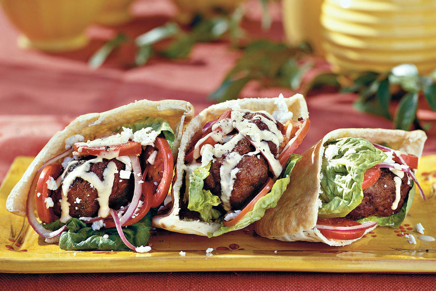 Ground Lamb Gyros Recipes
 Gyro Burgers With Tahini Sauce 40 Quick Ground Beef