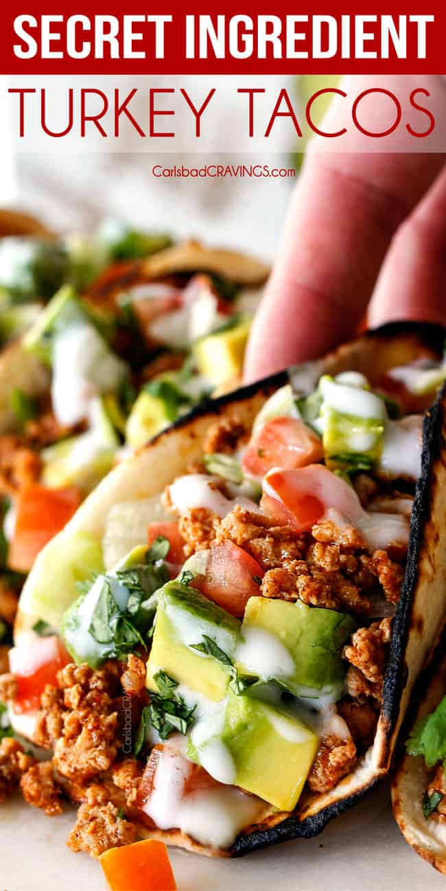 Ground Turkey Taco Recipes
 SECRET INGREDIENT Turkey Tacos these will change your life