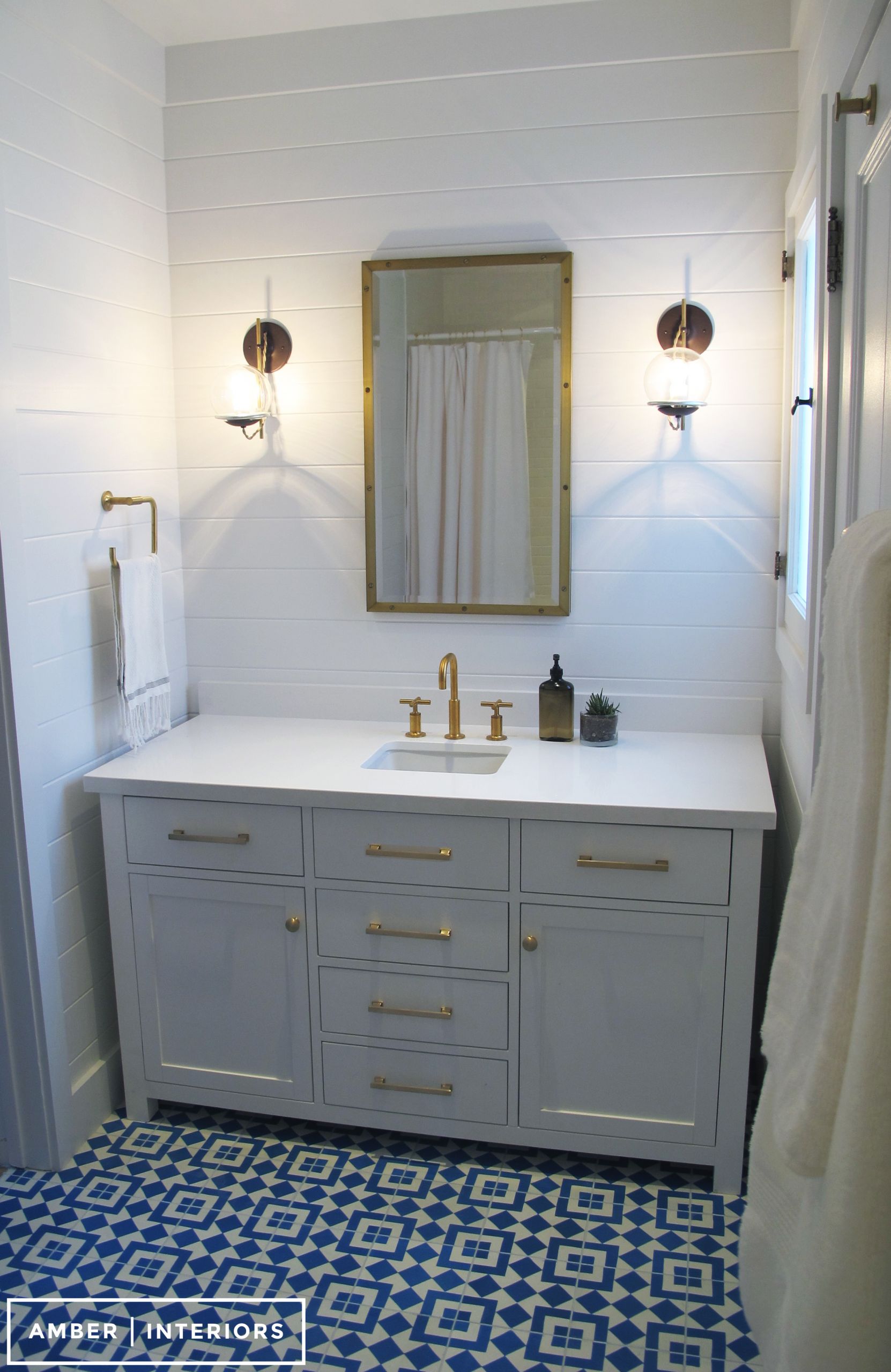 Guest Bathroom Remodeling
 Before & After Guest Bathroom Remodel – Amber Interiors