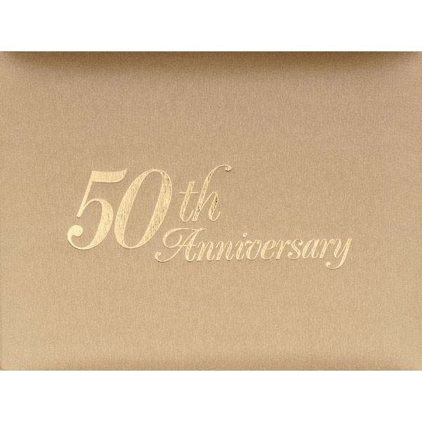 Guest Book For 50th Wedding Anniversary
 50th Anniversary Guest Book The Knot Shop