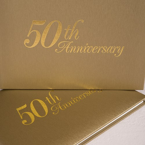 Guest Book For 50th Wedding Anniversary
 50th Anniversary Guest Book Weddingstar