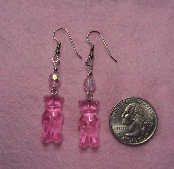 Gummy Bear Earrings
 GUMMY BEAR earrings PINK