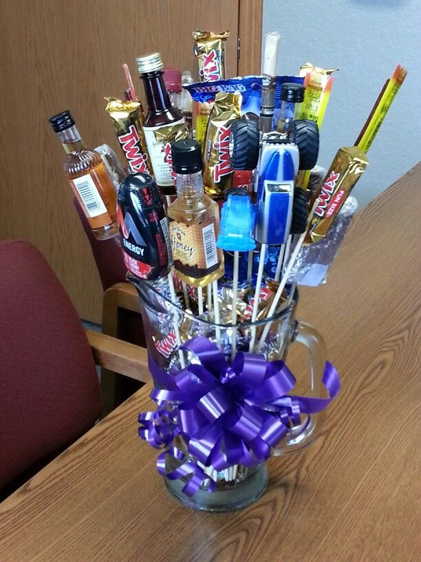 Guy Valentine Gift Ideas
 Cute idea in lieu of flowers
