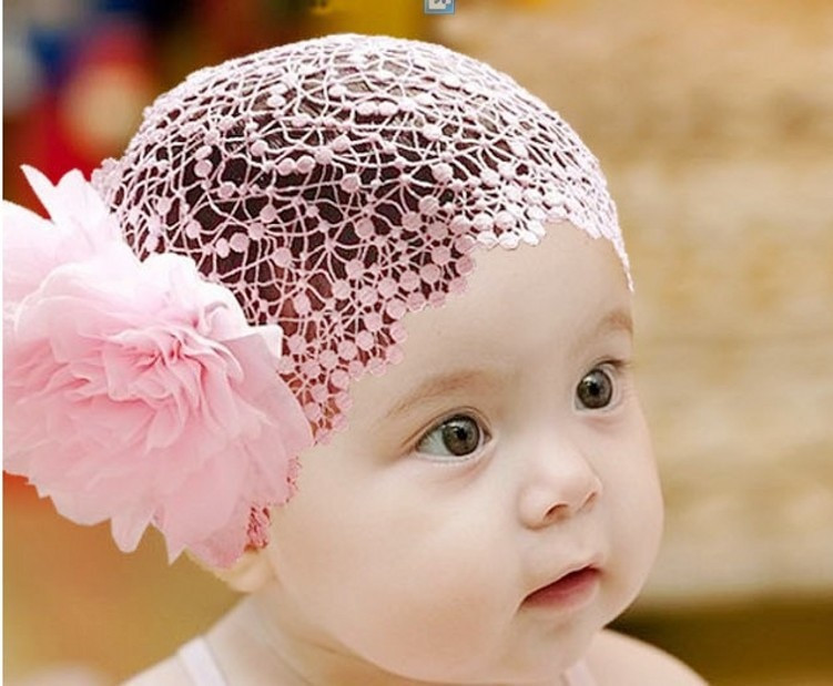 Hair Bands For Baby Girl
 Holiday Gifts Fashion Baby Headbands Big Flower Lacework