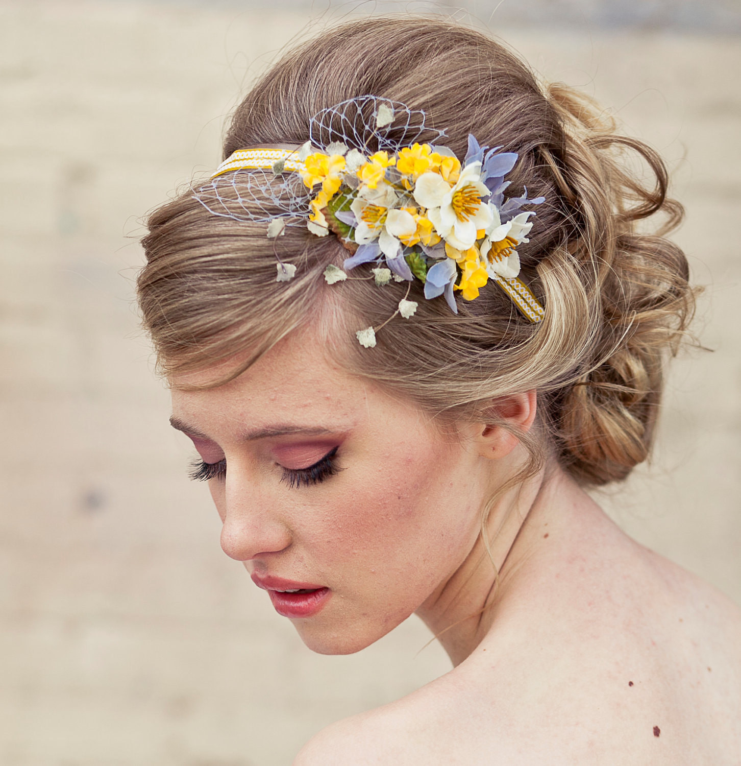Hair Flowers For Wedding
 Spring flowers headband headbands for women and weddings