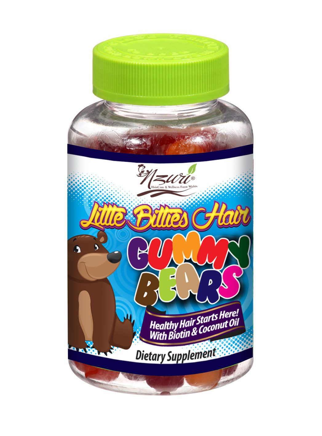 Hair Growth Shampoo For Kids
 Nzuri Little Bitties Children Hair vitamin Gummy Bears