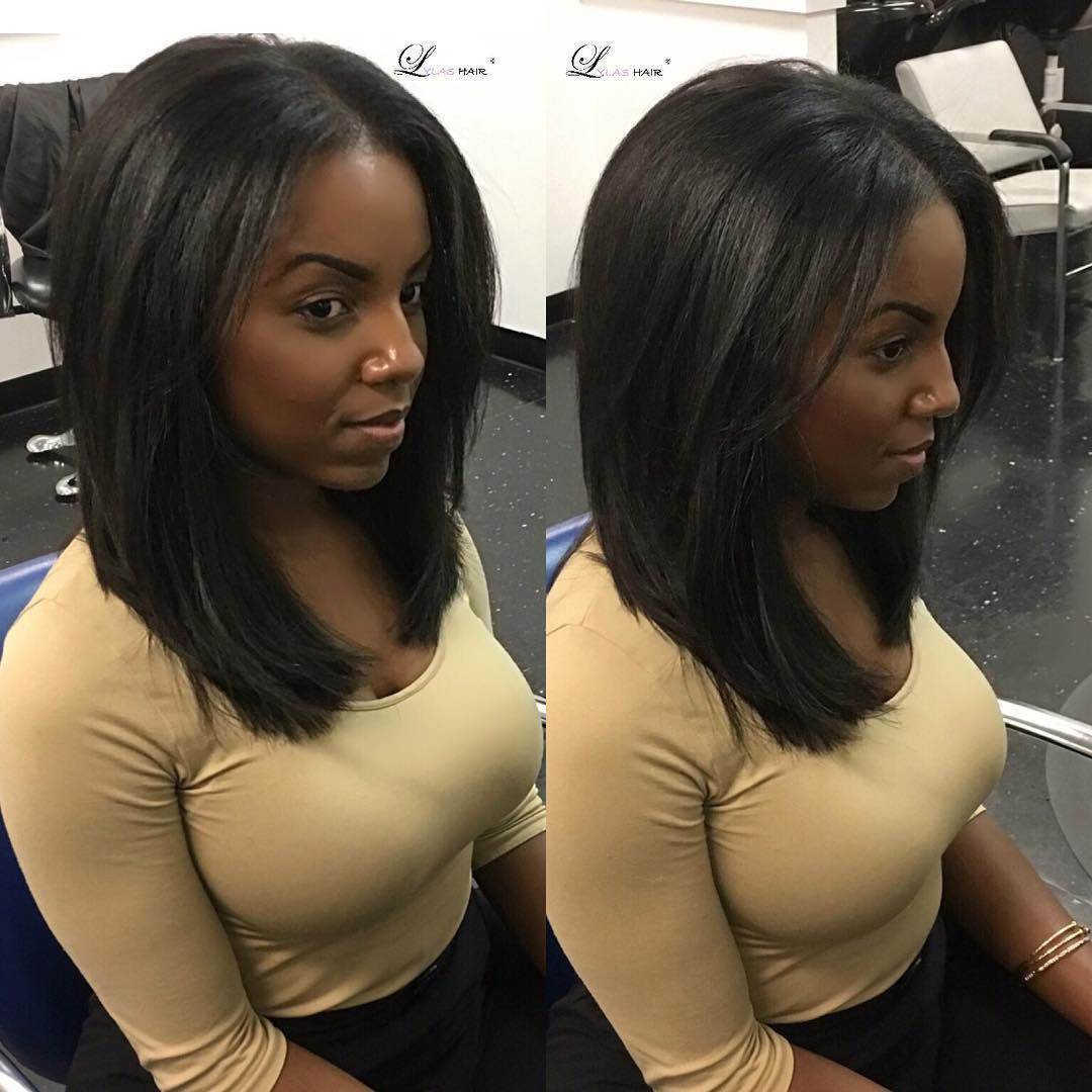 Hairstyle For Medium Length Black Hair
 30 Straight Medium Length Layered Haircuts 2019