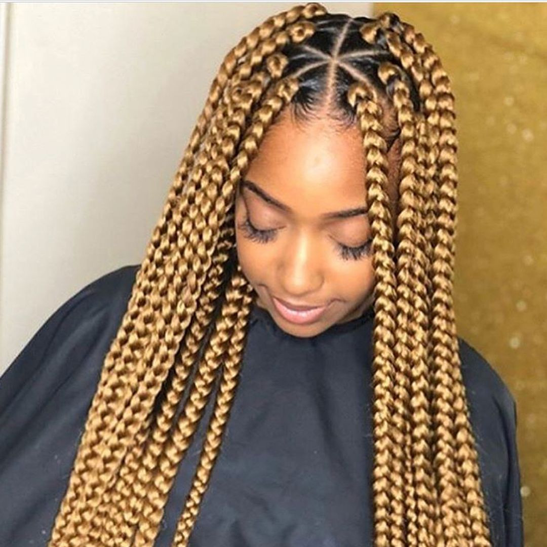 Hairstyles For Box Braids
 Triangle Box Braids Styles We Adore