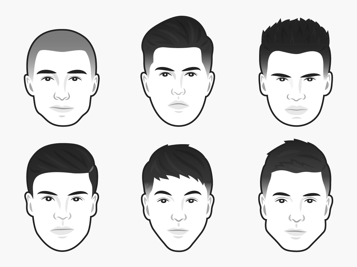 Hairstyles For Face Shapes Male
 The best men s haircut for every face shape