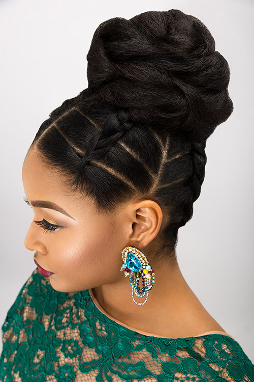 Hairstyles For Natural African Hair
 Bridal updos for natural hair