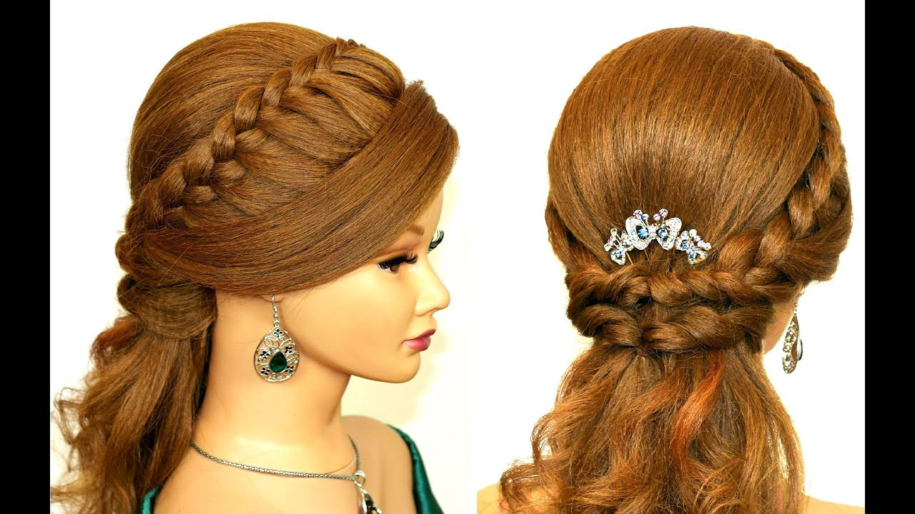 Hairstyles For Prom Medium Hair
 Easy prom hairstyle for medium long hair