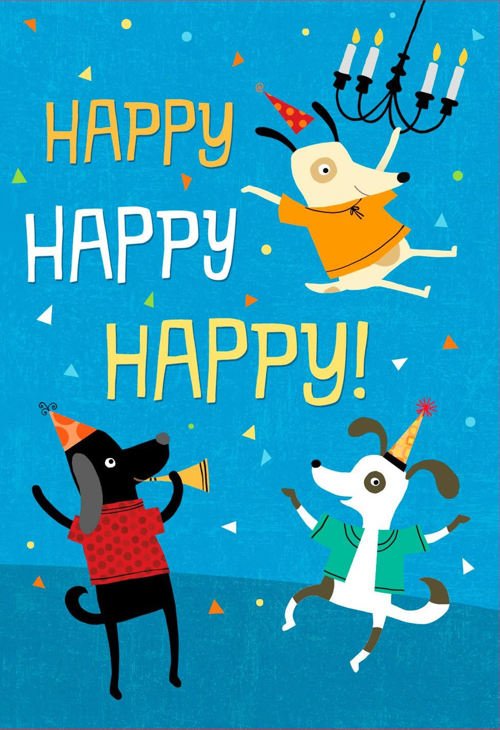 Hallmark Birthday Cards
 Who Let the Dogs Out Musical Birthday Card Greeting