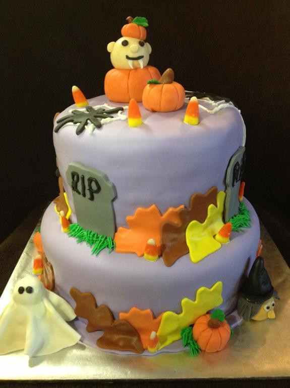Halloween Baby Shower Cakes
 You have to see Halloween baby shower cake by Lindsayzoo