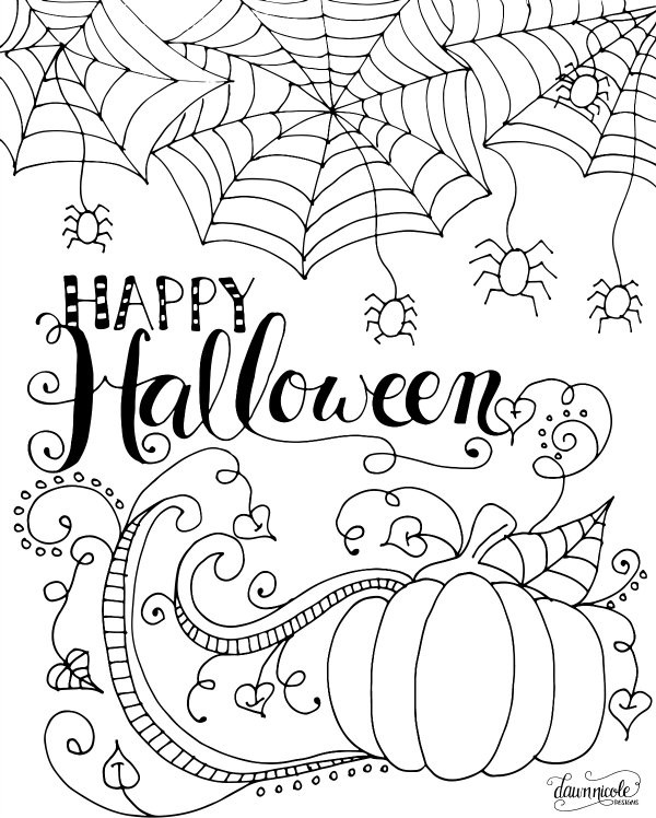 Halloween Coloring Pages Free Printable
 200 Free Halloween Coloring Pages For Kids The Suburban Mom