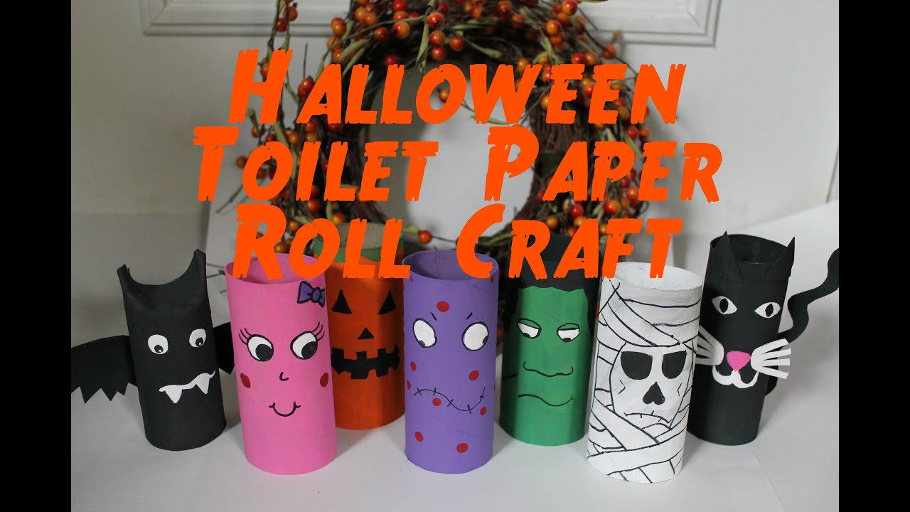 Halloween Crafts For Kids To Make
 DIY Halloween Decorations Recycled Toilet Paper Roll