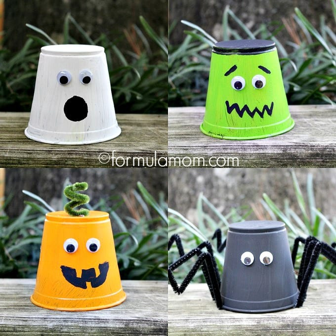 Halloween Crafts For Kids To Make
 Halloween Crafts for Kids Monster Cups