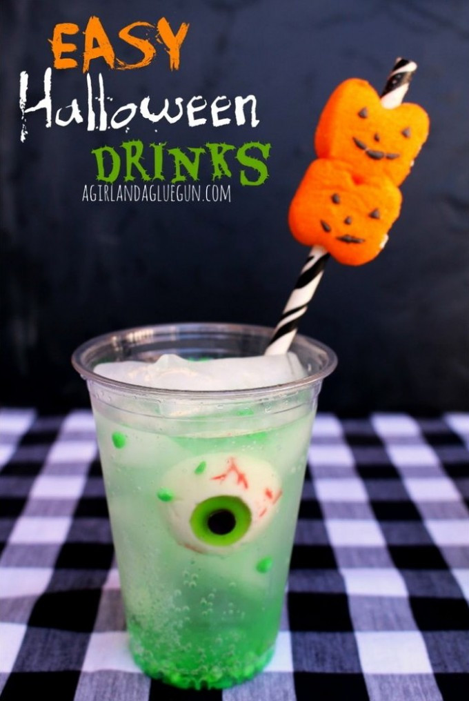 Halloween Drinks For Kids
 Spooky Eyeball Halloween Drink – Best Cheap Easy & Fast