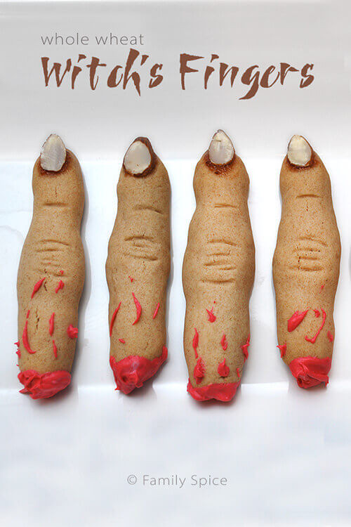 Halloween Finger Cookies
 Whole Wheat Witch Finger Cookies Family Spice