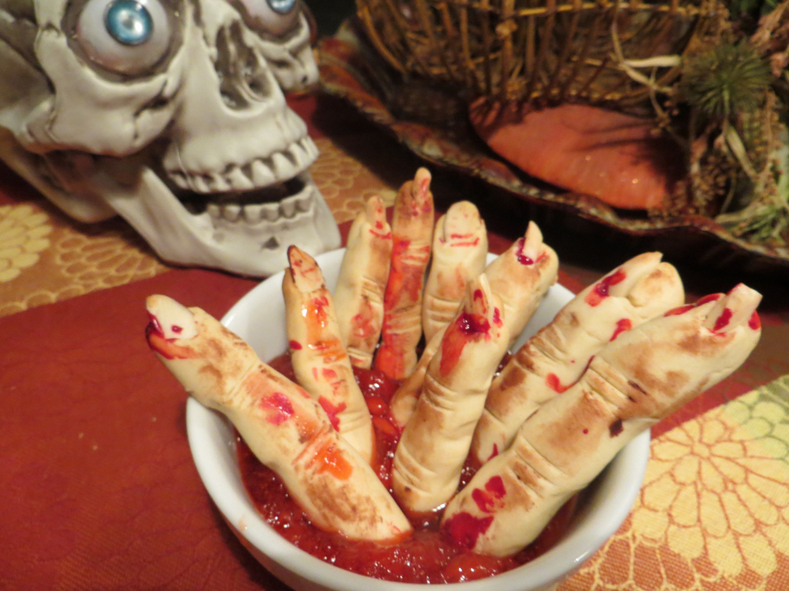 Halloween Finger Cookies
 Severed Witches Finger Cookies