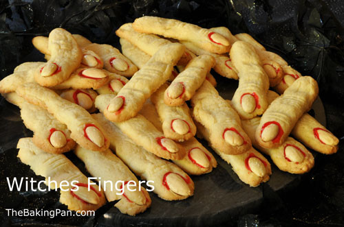 Halloween Finger Cookies
 Witches Fingers Cookies Recipe