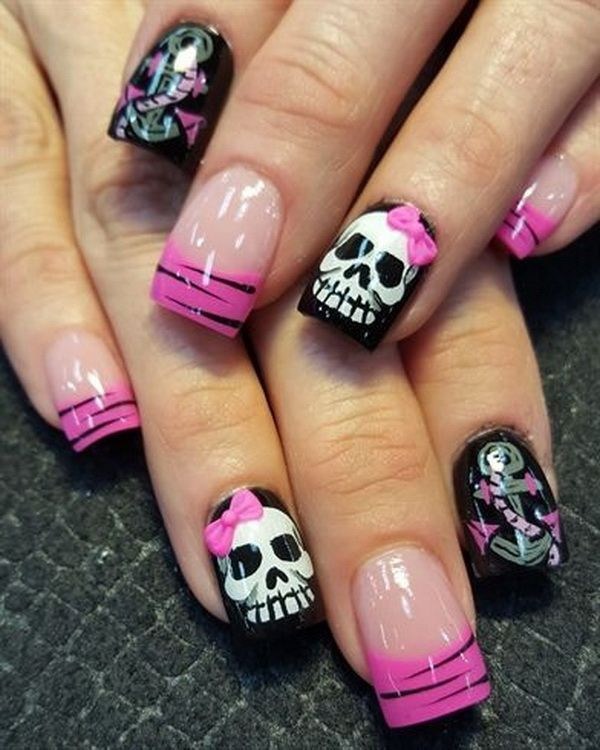 Halloween Nail Art Pictures
 40 Cute and Spooky Halloween Nail Art Designs