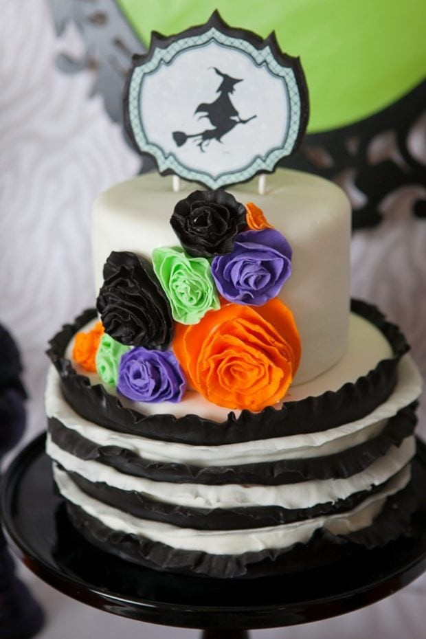 Halloween Party Cake Ideas
 A Wickedly Sweet Witch Inspired Halloween Party