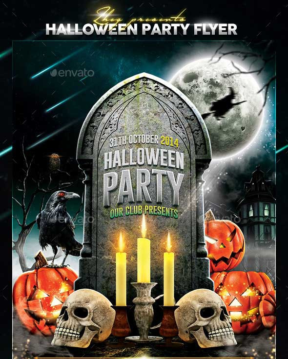 Halloween Party Flyer Ideas
 45 Best Halloween PSD Party Flyer Templates 2016