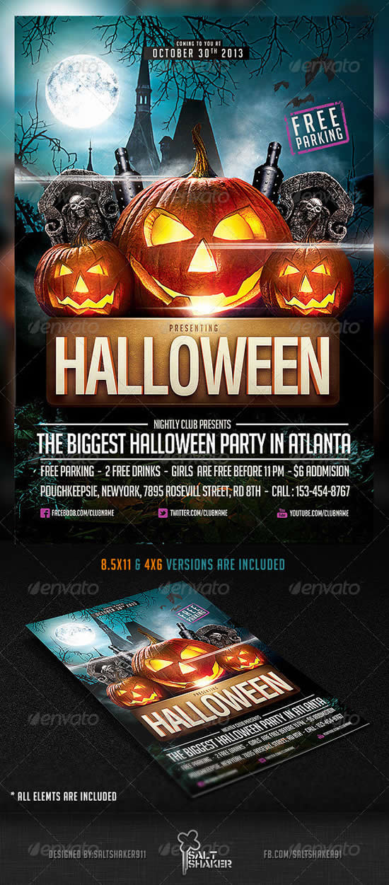 Halloween Party Flyer Ideas
 23 Best Party Poster Templates