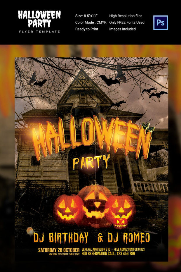 Halloween Party Flyer Ideas
 58 Halloween Designs Free Printable PSD AI InDesign