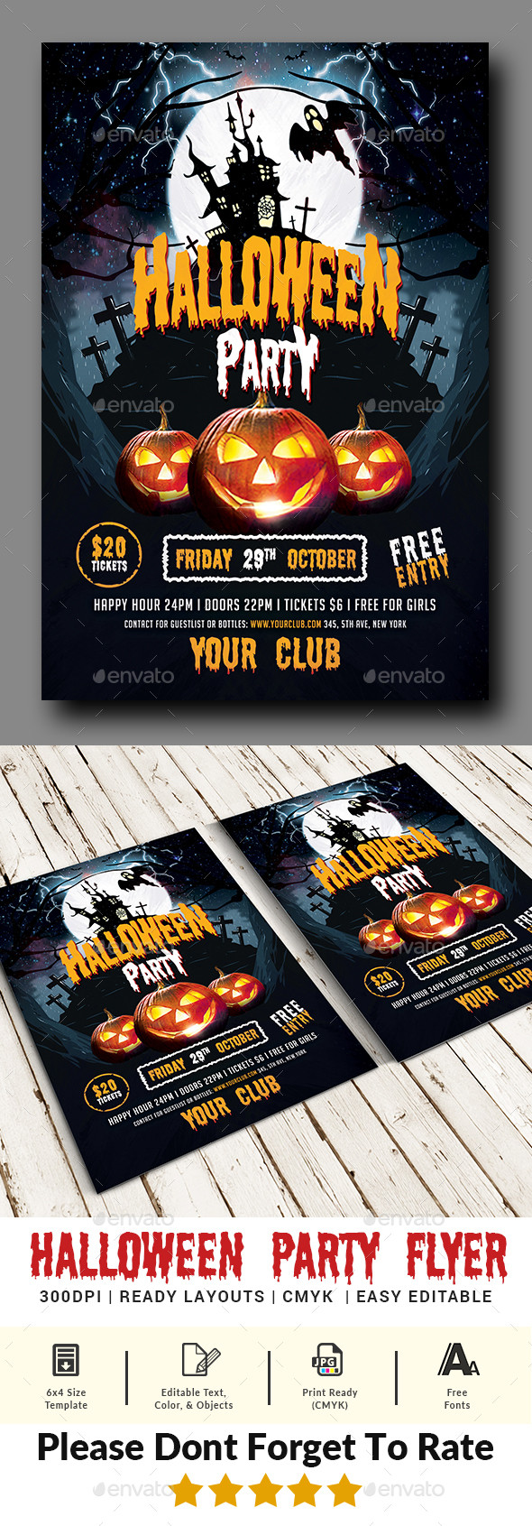 Halloween Party Flyer Ideas
 Halloween Party Flyer Templates by afjamaal