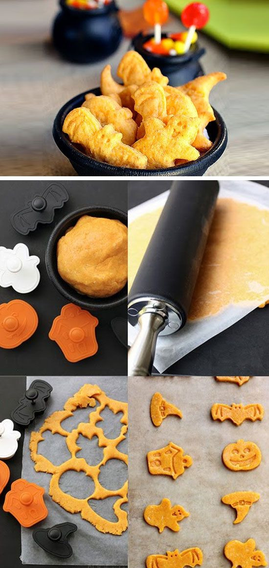Halloween Party Food Ideas For Teens
 Spooky Triple Cheddar Crackers