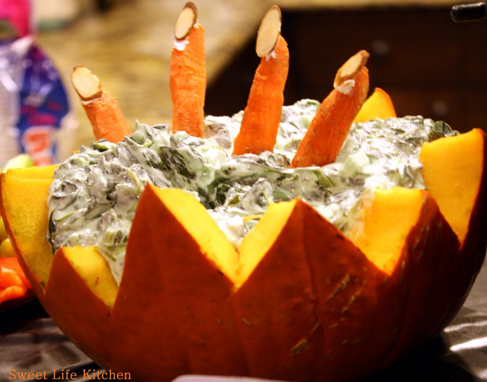 Halloween Party Recipe Ideas
 Sweet Life Kitchen Cemetary Spinach Dip Halloween Party