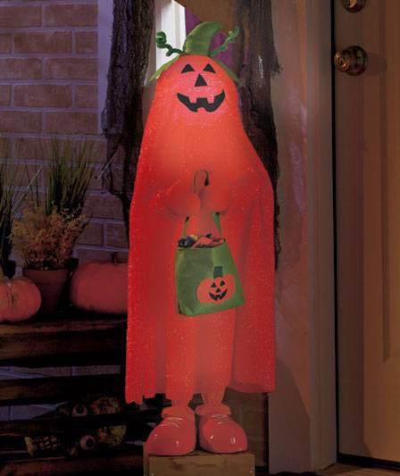 Halloween Porch Greeters
 NEW Halloween Color Changing Trick or Treaters Porch