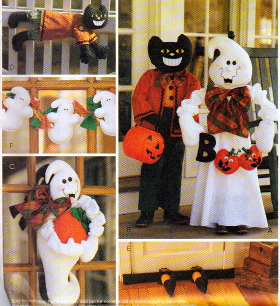 Halloween Porch Greeters
 Halloween Front POrch or Yard Decorations Porch Greeter Ghost