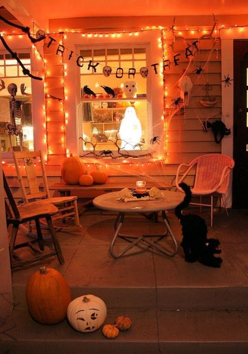 Halloween Porch Lights
 Halloween Porch Decorations s and