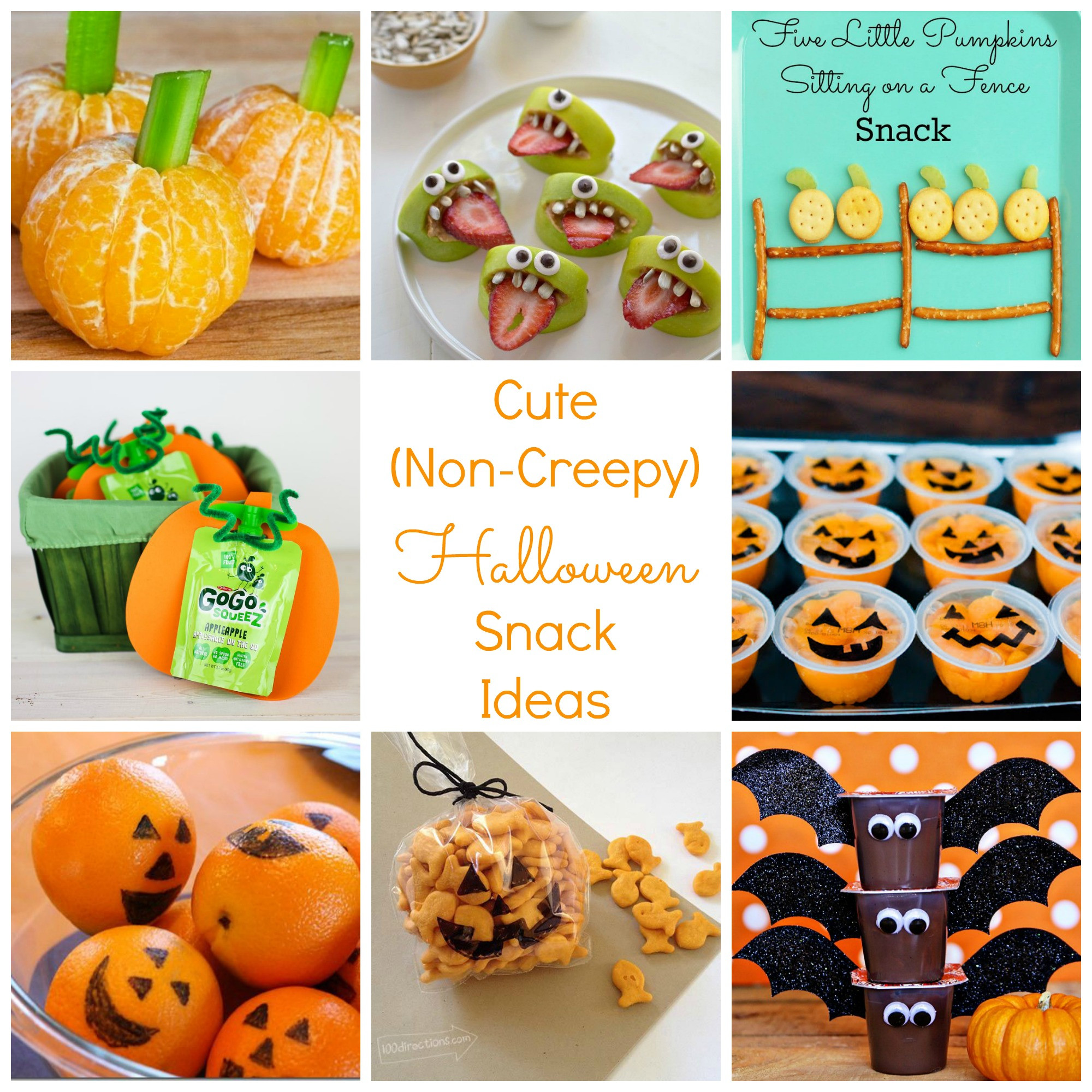 Halloween Snack Ideas For Kids Party
 Cute Non Creepy Halloween and Fall Snack Ideas Happy