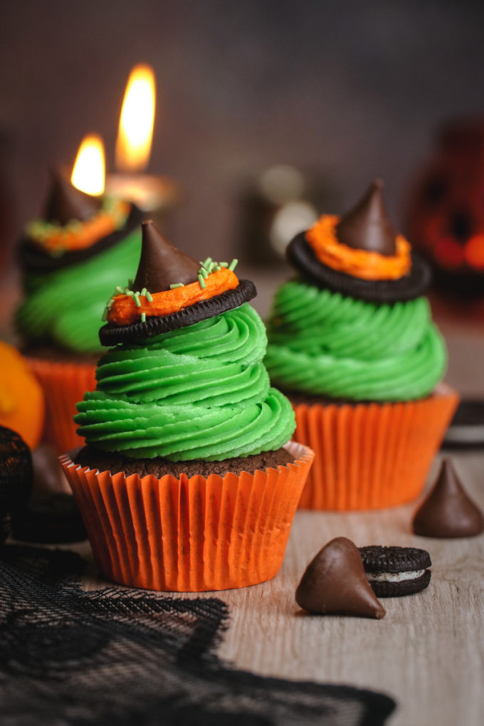 Halloween Witch Cupcakes
 Halloween Cupcakes Witches Hat Cupcakes Easy Peasy Meals