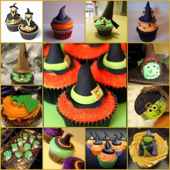 Halloween Witch Cupcakes
 Halloween Witch Cupcake Recipe Gross Halloween Recipes